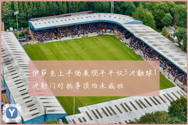 伊萨克上半场表现平平仅5次触球1次射门对抗争顶均未成功